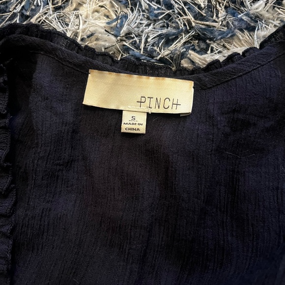 Pinch navy Ruffled Maxi Dress - Picture 3 of 7